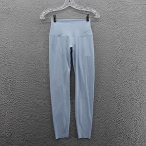 Nike Zenvy Gentle Support High Waist 7/8 Leggings XS Blue Women Active NWT‎